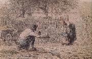 Jean Francois Millet First step oil painting on canvas